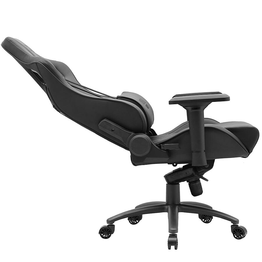 Игровое кресло VMMGame Rich Black, искусственная кожа, черный - фото 6