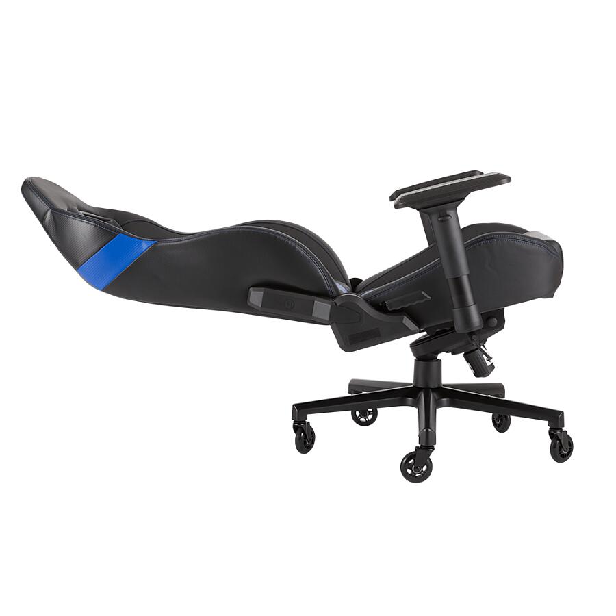 Игровое кресло Corsair T2 Road Warrior Blue, искусственная кожа, черный/синий - фото 10