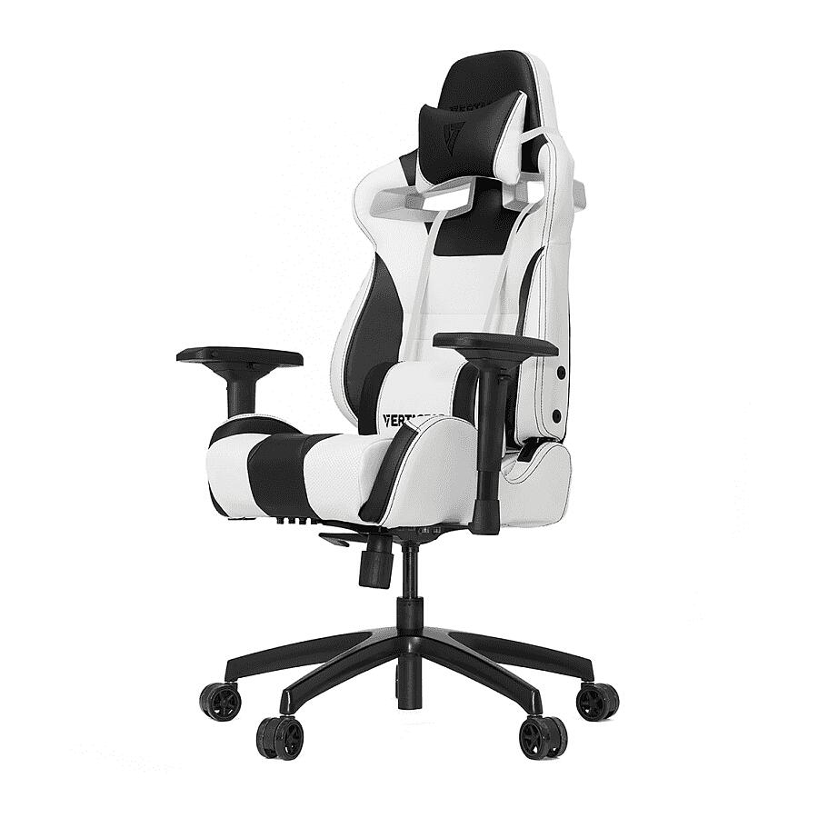 Игровое кресло Vertagear Racing Series S-Line SL4000 White/Black, искусственная кожа, белый/черный - фото 1
