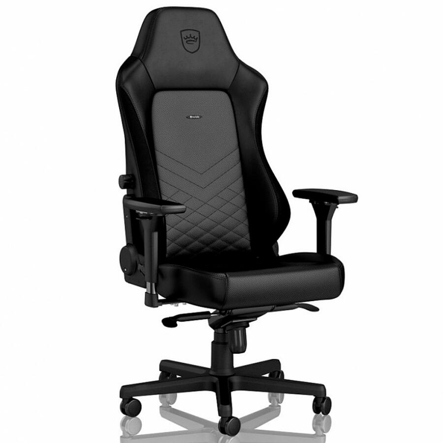 Игровое кресло Noblechairs HERO Black, искусственная кожа, черный - фото 1