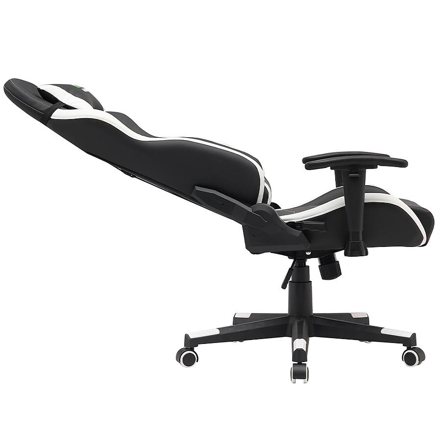 Игровое кресло VMMGame Astral White, искусственная кожа, черный/белый - фото 5