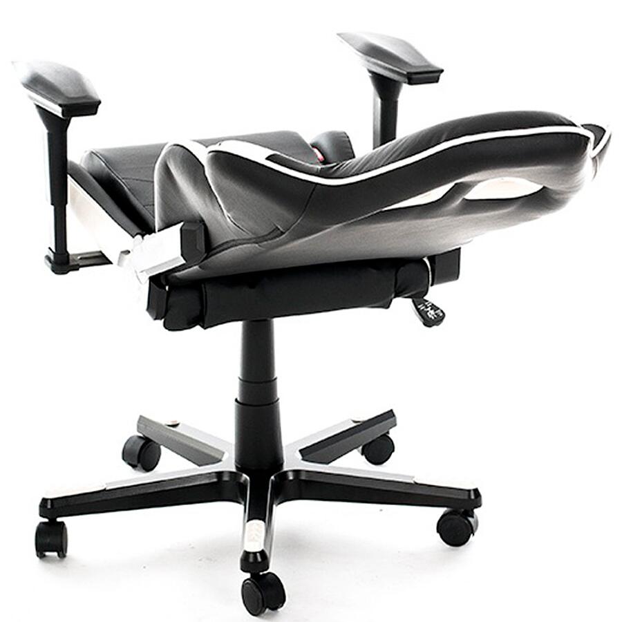 Игровое кресло DXRacer Racing OH/RE0/NW, черный/белый, искусственная кожа - фото 6