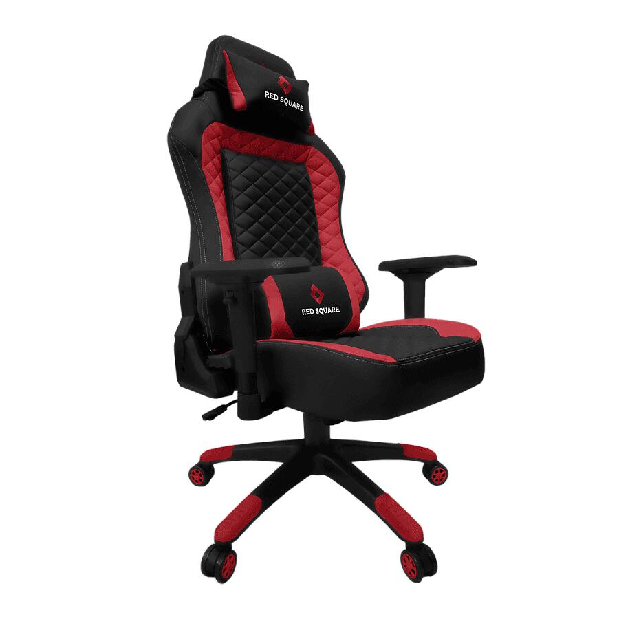 Игровое кресло Red Square Lux Red, искусственная кожа, черный/красный - фото 2
