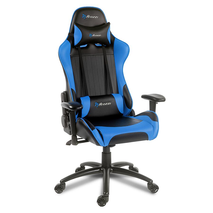 Игровое кресло Arozzi Verona Blue, искусственная кожа, черный/синий - фото 6