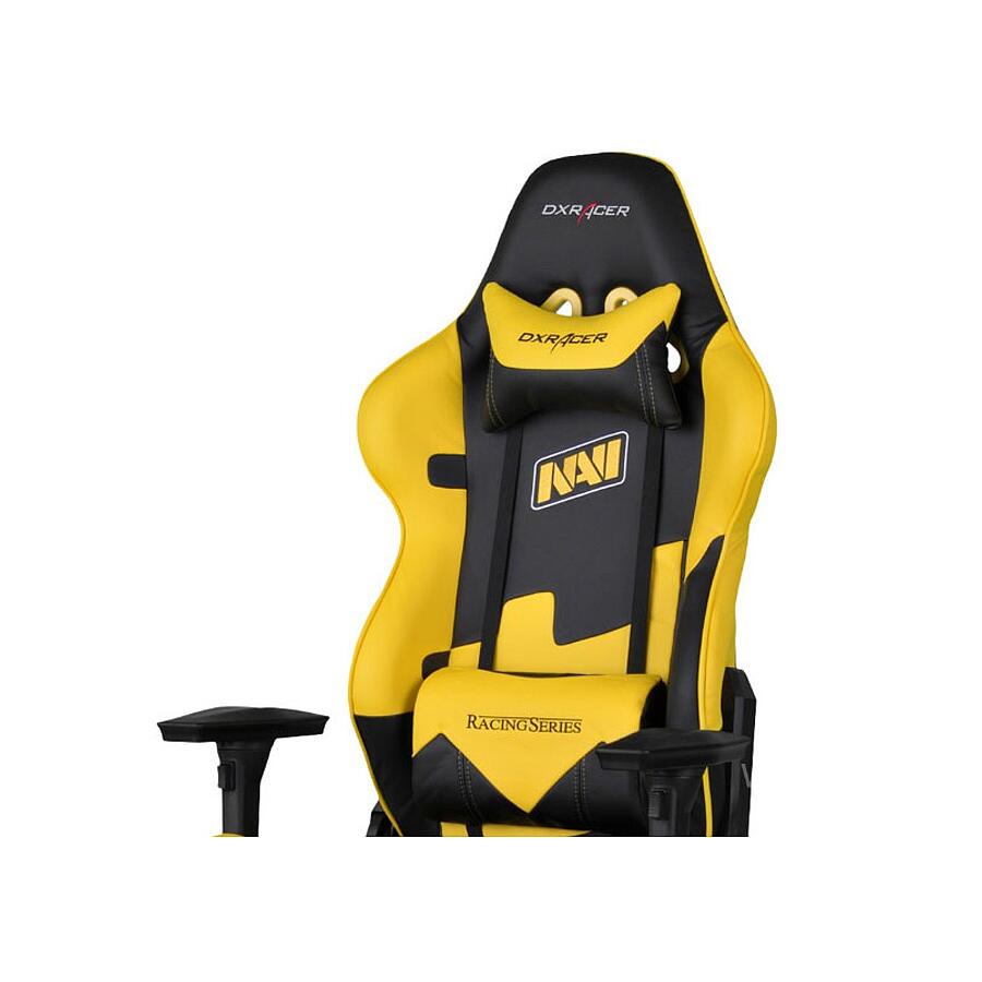Игровое кресло DXRacer Special Edition OH/RE21/NY/NAVI, черный/желтый, искусственная кожа - фото 5