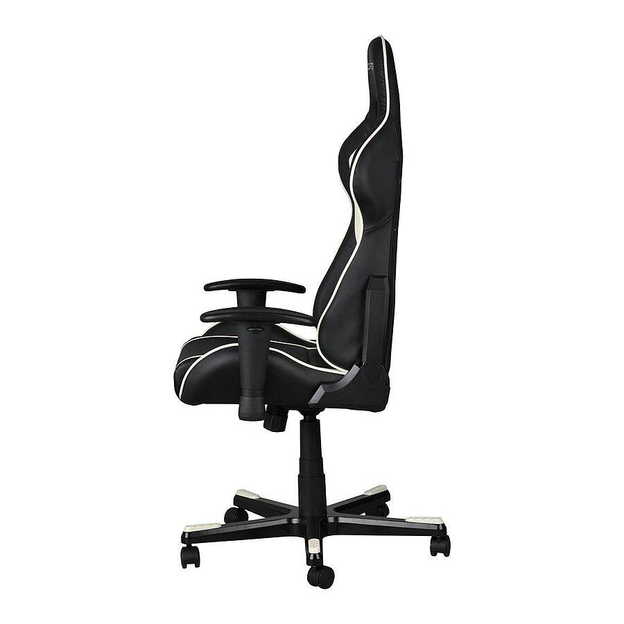 Игровое кресло DXRacer Formula OH/FE08/NW, искусственная кожа, черный, белый - фото 3