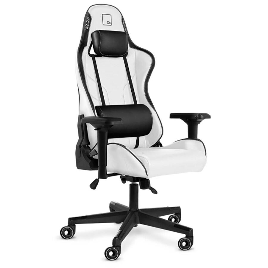 Игровое кресло WARP XN White/Black, искусственная кожа, белый/черный - фото 1