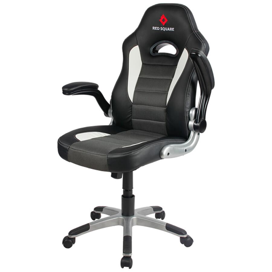 Игровое кресло Red Square Comfort White, искусственная кожа, черный/белый - фото 3