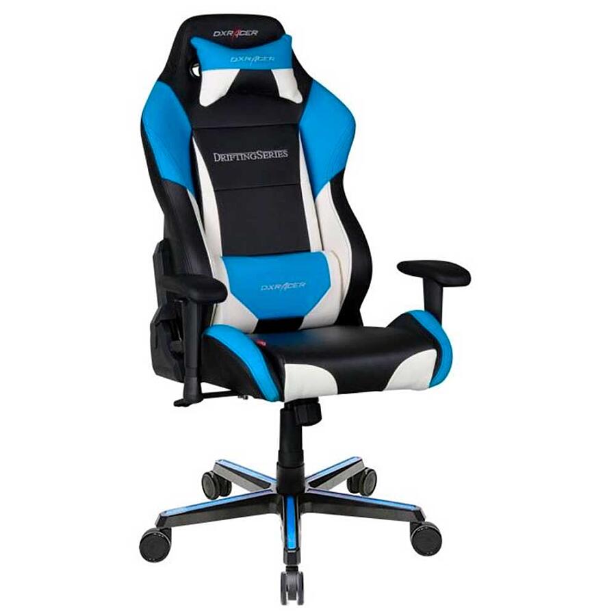 Игровое кресло DXRacer Drifting OH/DM61/NWB, черный/синий, искусственная кожа - фото 1