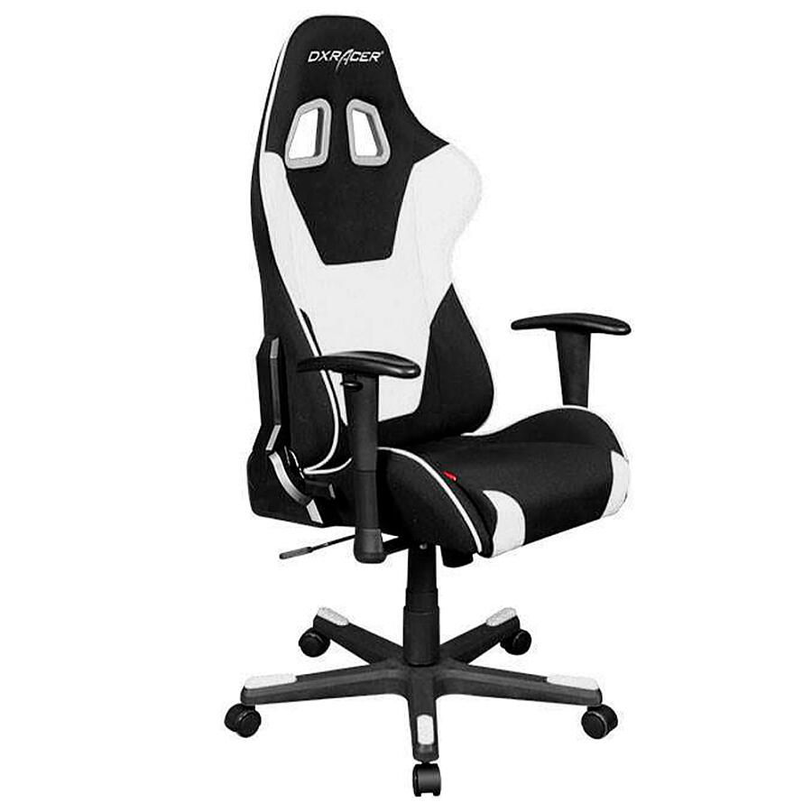 Игровое кресло DXRacer Formula OH/FD101/NW, искусственная кожа, черный/белый - фото 1
