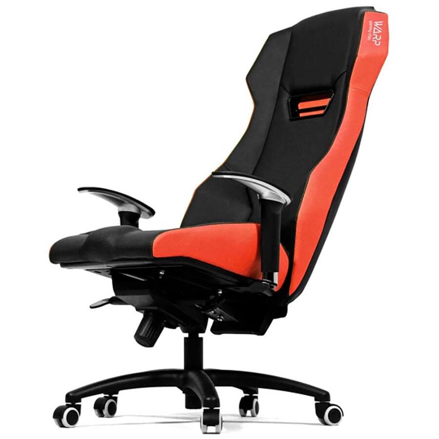 Игровое кресло WARP ZE Black/Red, искусственная кожа, черный/красный - фото 3