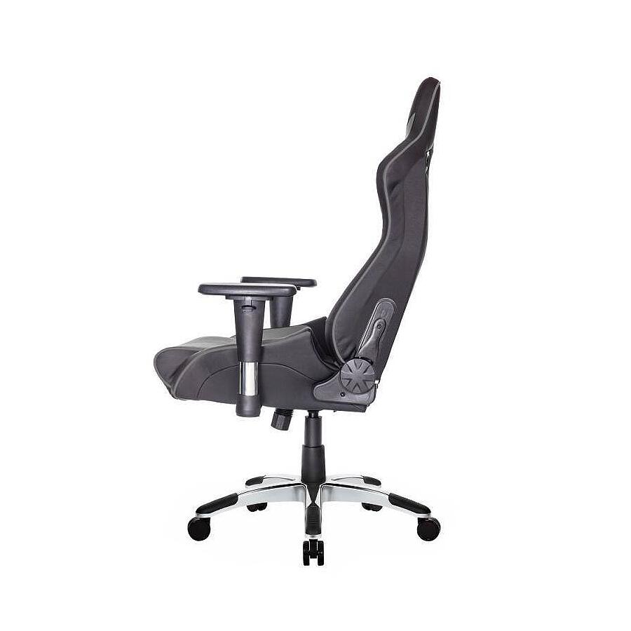 Игровое кресло AKRacing ProX Black Grey - фото 4