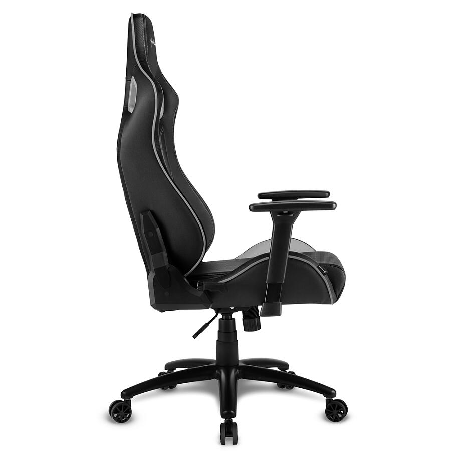 Игровое кресло Sharkoon ELBRUS 2 Grey, искусственная кожа, черный/серый - фото 4