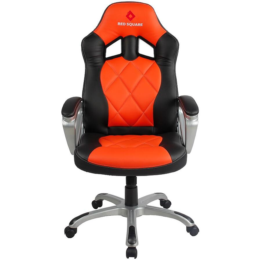 Игровое кресло Red Square Comfort Orange, искусственная кожа, черный/оранжевый - фото 1