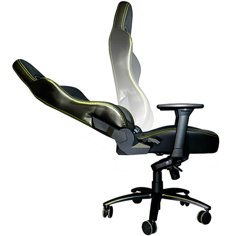Игровое кресло Ducky RTX Gaming Chair, искусственная кожа, черный - фото 2