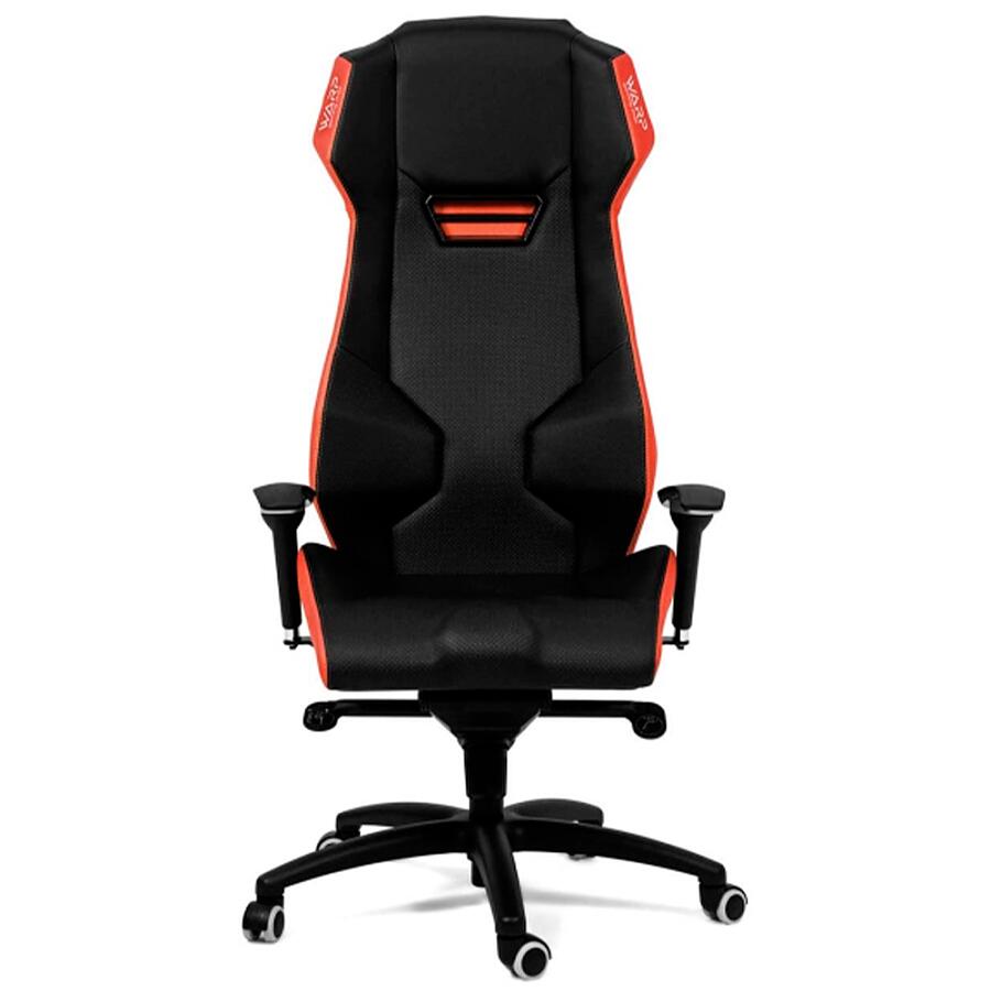 Игровое кресло WARP ZE Black/Red, искусственная кожа, черный/красный - фото 2