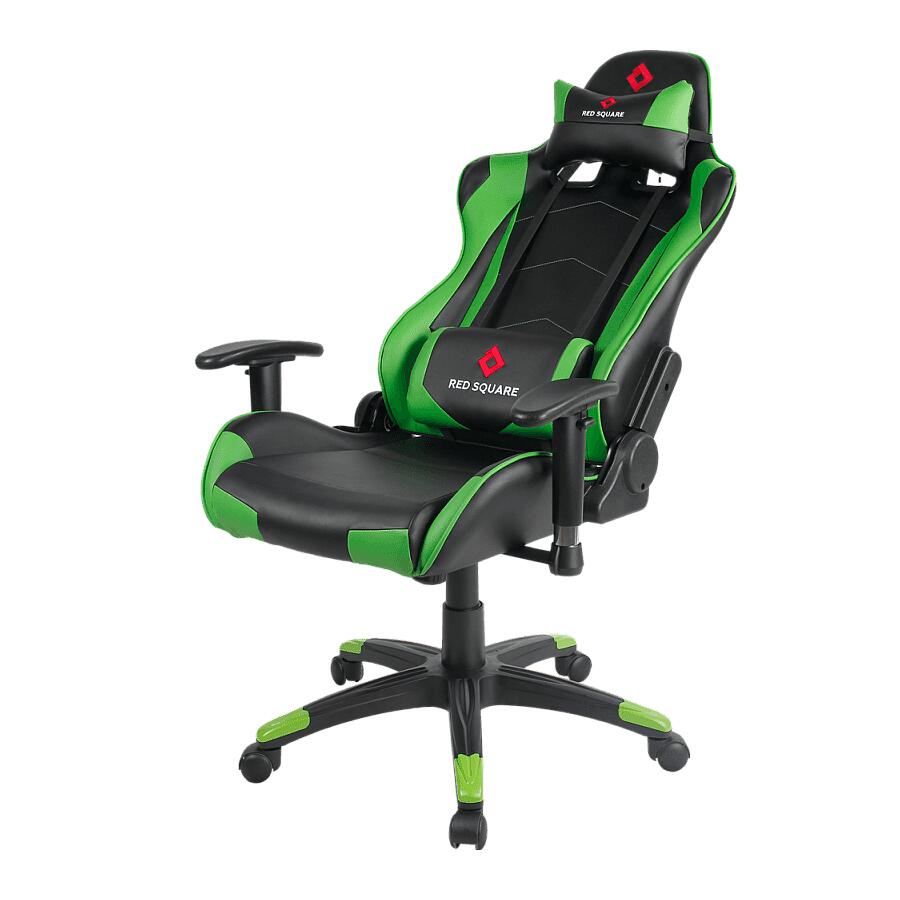 Игровое кресло Red Square Pro Fresh Lime, искусственная кожа, черный/зеленый - фото 2