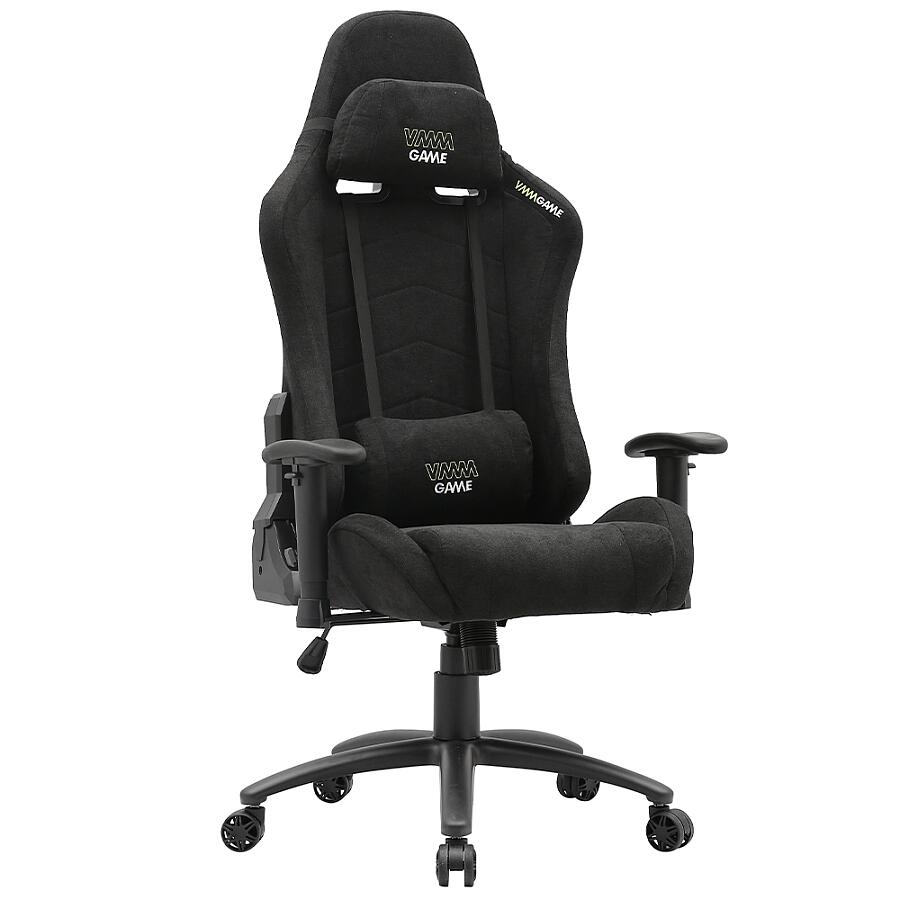 Игровое кресло VMMGame Fiber Black, ткань, черный - фото 1