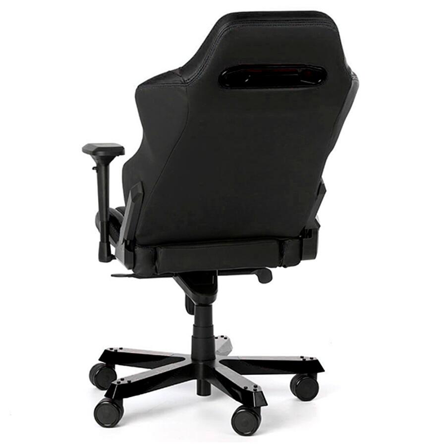 Игровое кресло DXRacer Iron OH/IS11/N, черный, Экокожа - фото 4