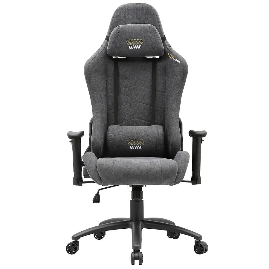 Игровое кресло VMMGame Fiber Gray, ткань, серый - фото 2