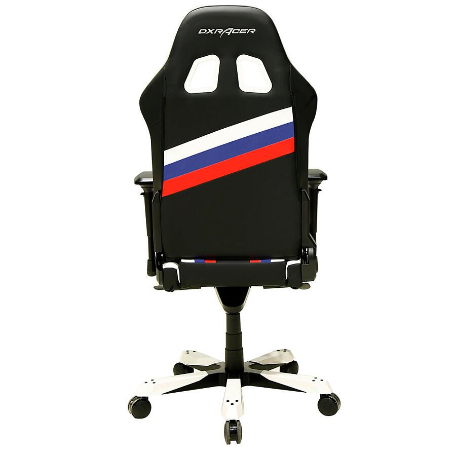 Игровое кресло DXRacer King OH/KS18/NWRI, черный/белый, искусственная кожа - фото 3