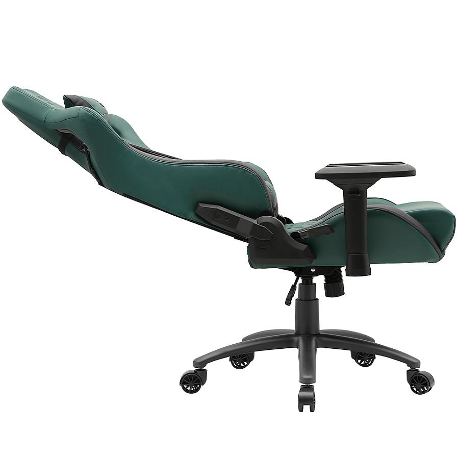 Игровое кресло VMMGame Maroon Green, искусственная кожа, зеленый - фото 6