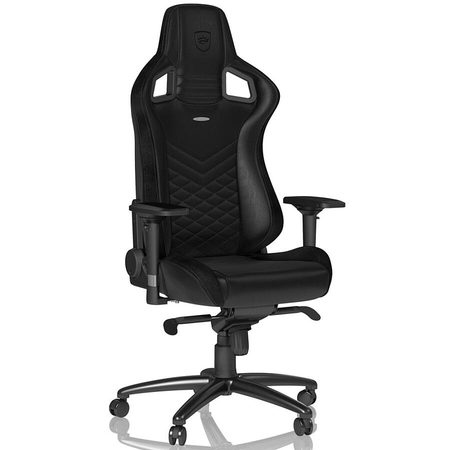Игровое кресло Noblechairs EPIC Black, искусственная кожа, черный - фото 2
