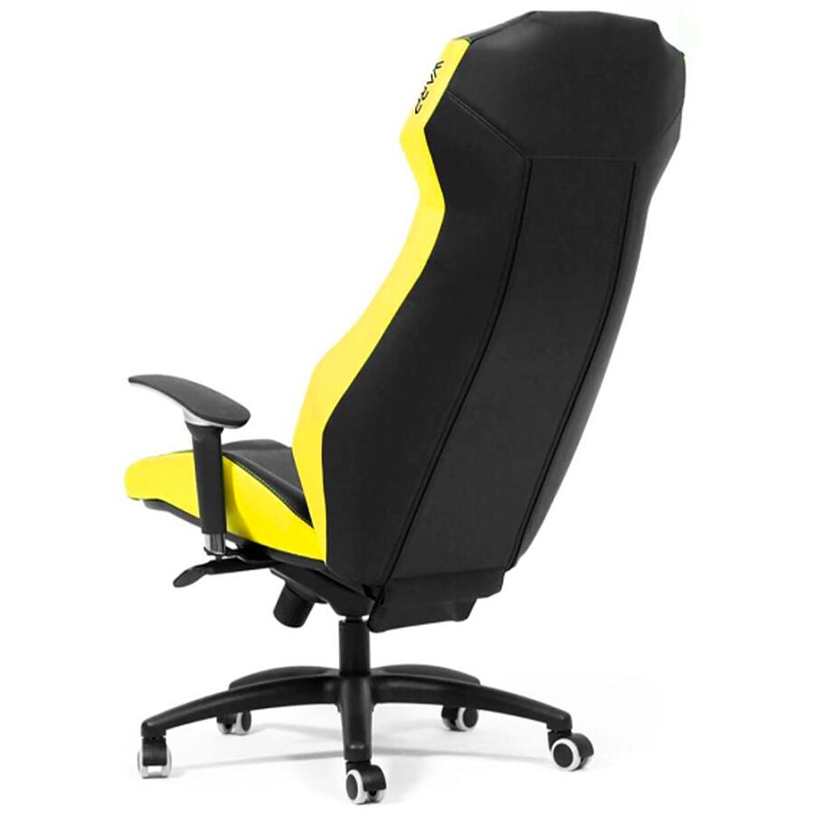 Игровое кресло WARP ZE Black/Yellow, искусственная кожа, черный/желтый - фото 5
