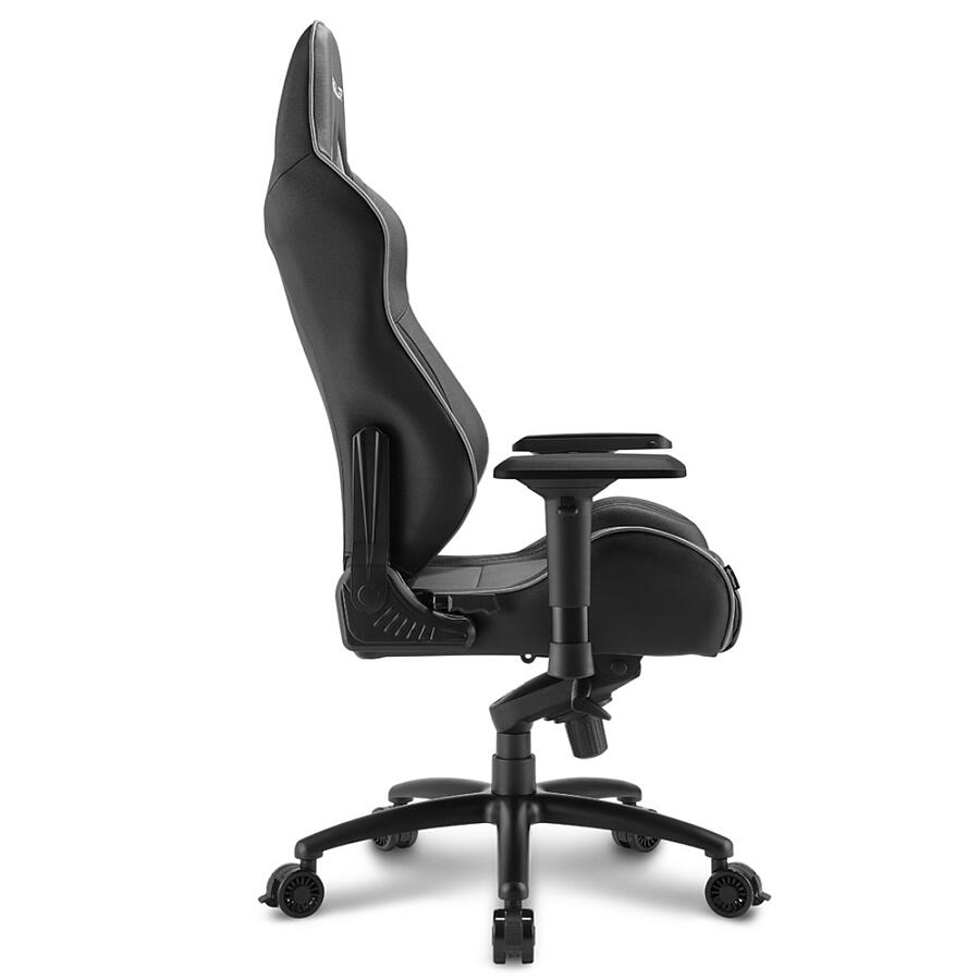 Игровое кресло Sharkoon Shark SKILLER SGS3 Black, искусственная кожа, черный - фото 4