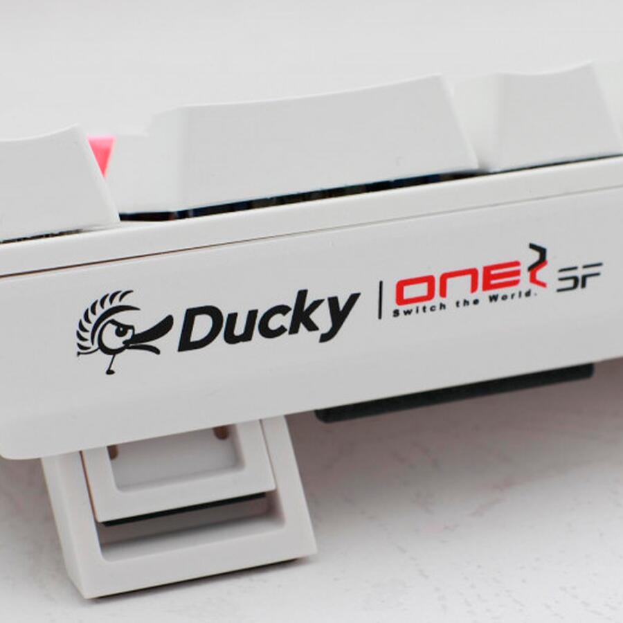 Клавиатура Ducky One 2 RGB SF White Cherry MX Silent Red - фото 12