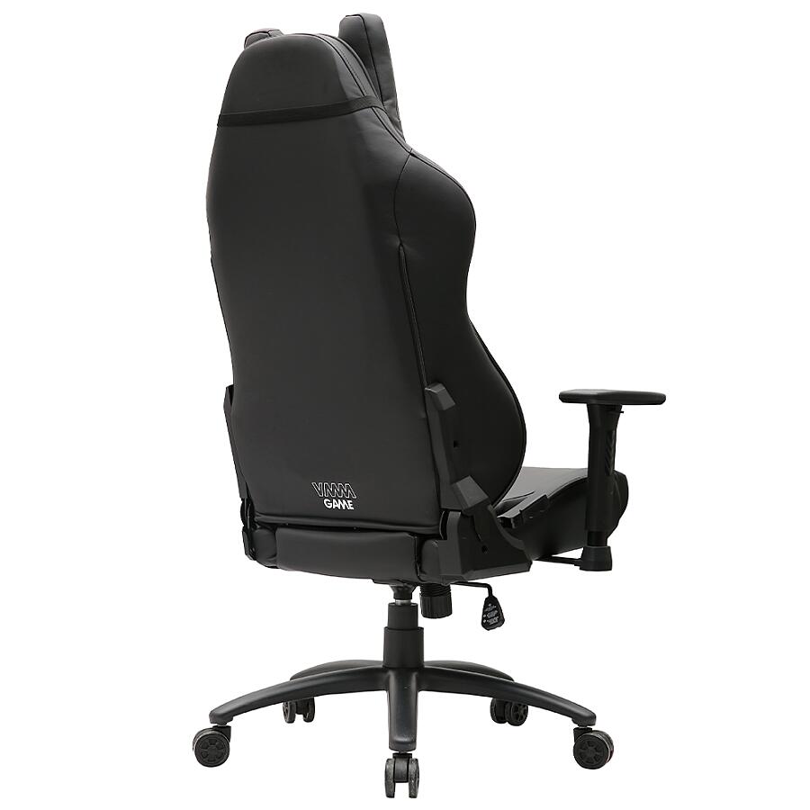 Игровое кресло VMMGame Meka Black, искусственная кожа, черный - фото 4