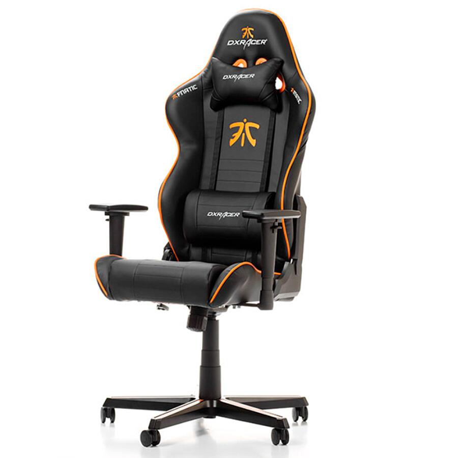 Игровое кресло DXRacer Special Edition OH/RZ58/N, черный/оранжевый, Экокожа - фото 3