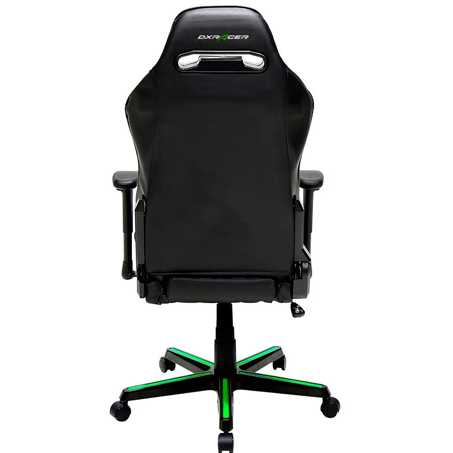 Игровое кресло DXRacer Drifting OH/DH73/NE, черный/зеленый, Экокожа - фото 3