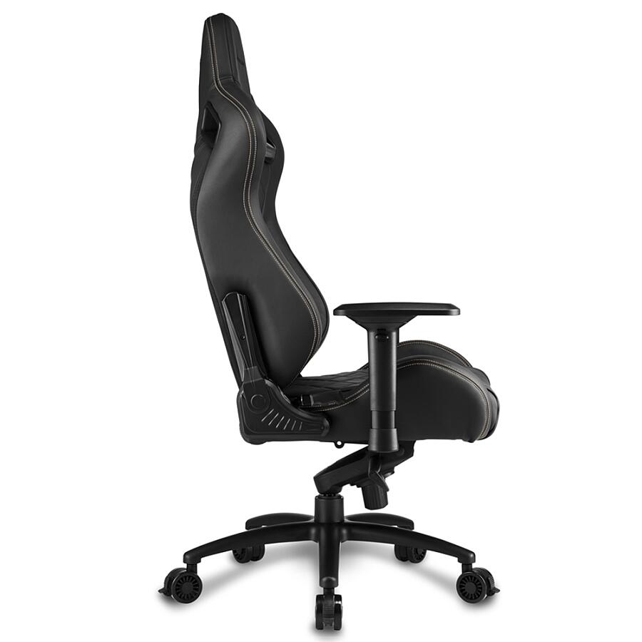 Игровое кресло Sharkoon Shark SKILLER SGS5, натуральная кожа, черный - фото 4