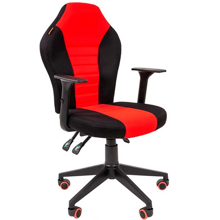 Игровое кресло Chairman Game 8 Black/Red, ткань, черный/красный - фото 2