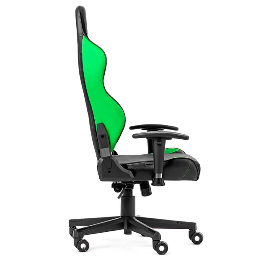 Игровое кресло WARP SG Black/Green, искусственная кожа, черный/зеленый - фото 4