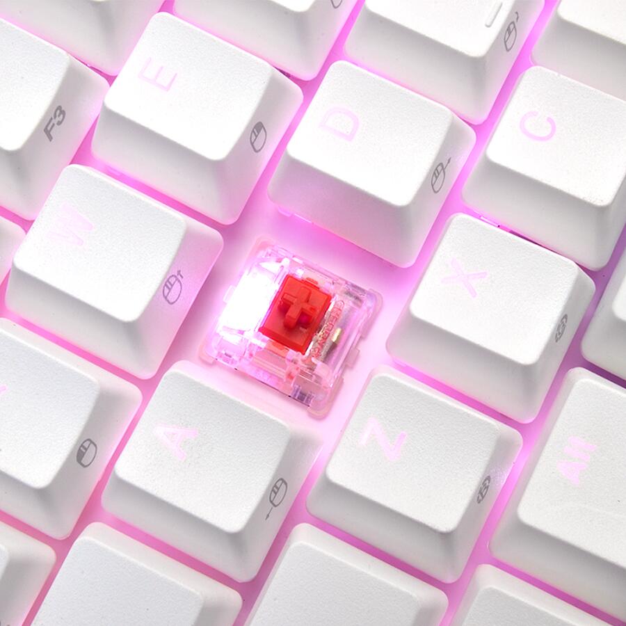 Клавиатура Ducky One 2 RGB SF White Cherry MX Red - фото 5