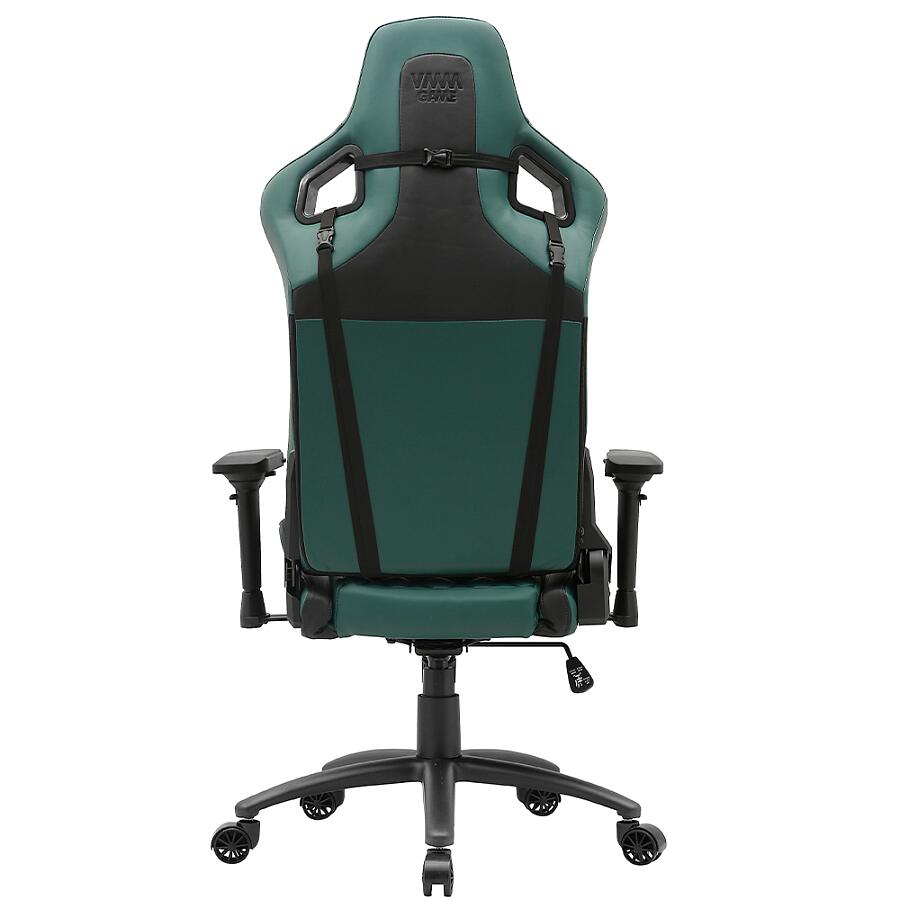 Игровое кресло VMMGame Maroon Green, искусственная кожа, зеленый - фото 5