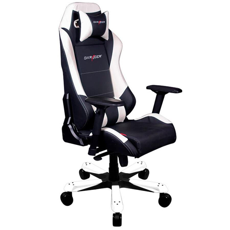 Игровое кресло DXRacer King OH/KS06/NW, черный/белый, искусственная кожа - фото 1