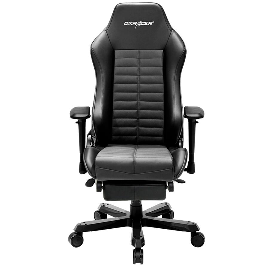 Игровое кресло DXRacer Iron OH/IS133/N/FT, черный, Экокожа - фото 4