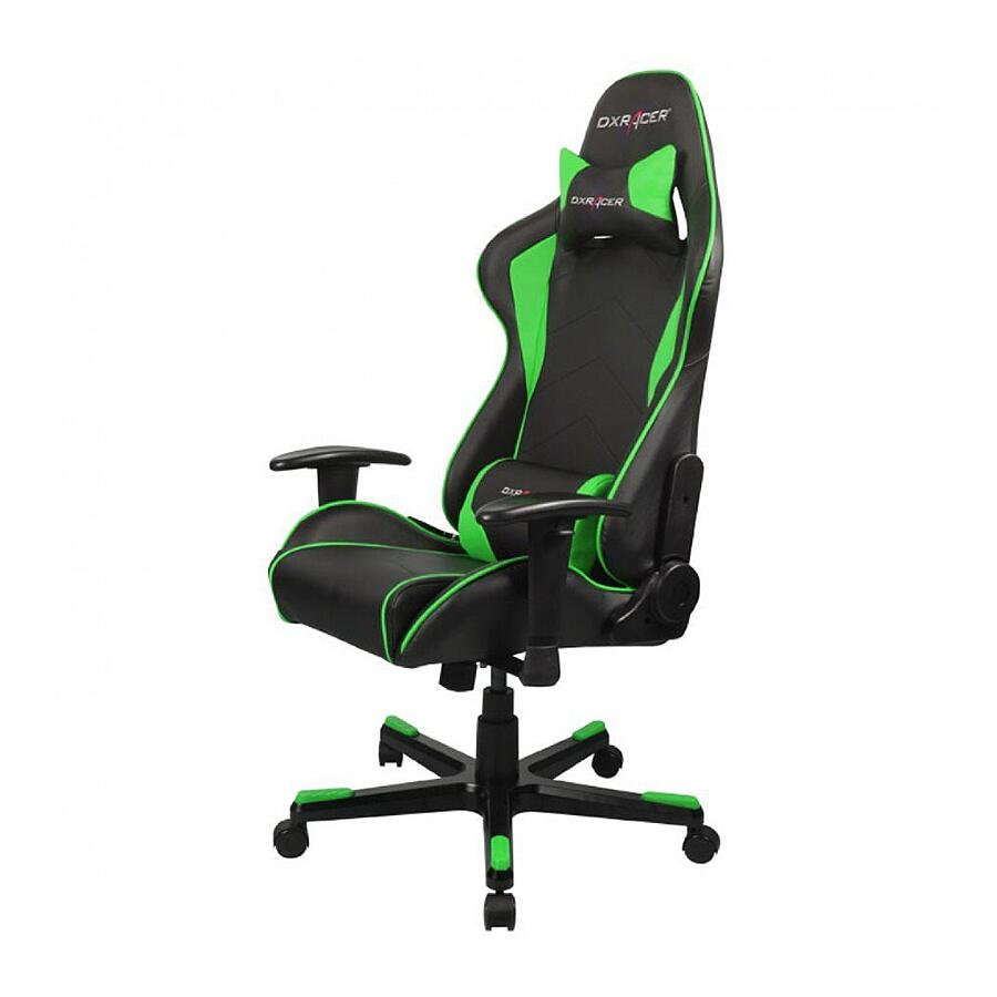 Игровое кресло DXRacer Formula OH/FE08/NE, искусственная кожа, черный, зеленый - фото 2