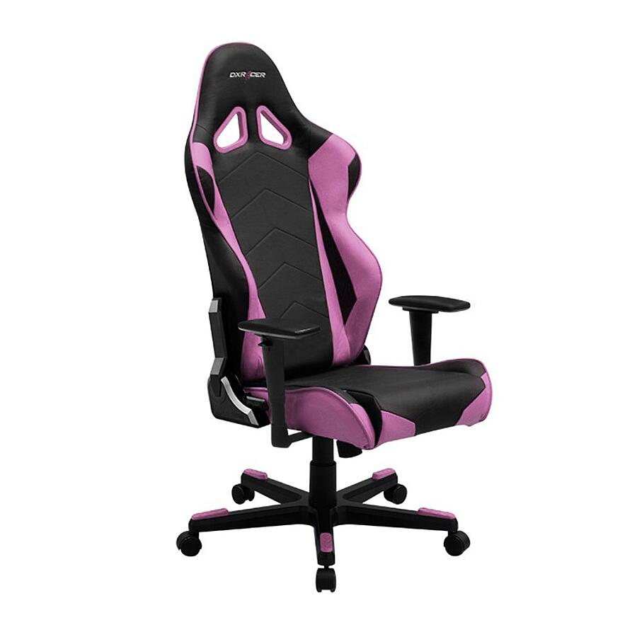 Игровое кресло DXRacer Racing OH/RE0/NP, черный/розовый, Экокожа - фото 1
