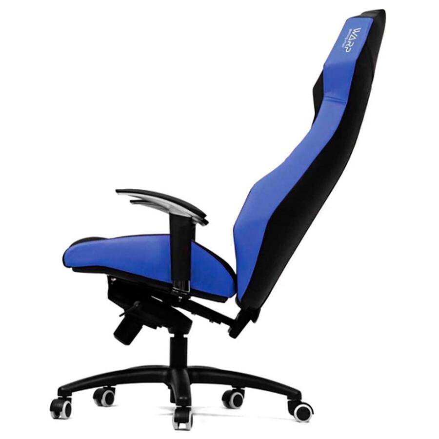Игровое кресло WARP ZE Black/, искусственная кожа, черный/синий - фото 4