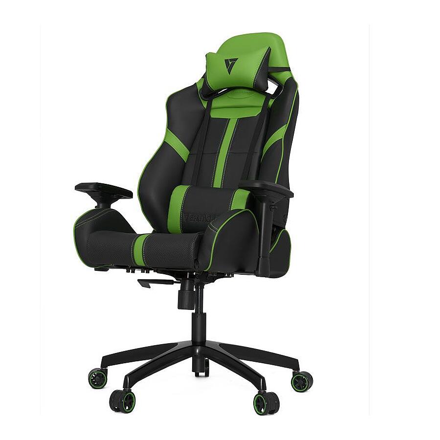 Игровое кресло Vertagear Racing Series S-Line SL5000 Black/Green, искусственная кожа, черный/зеленый - фото 1