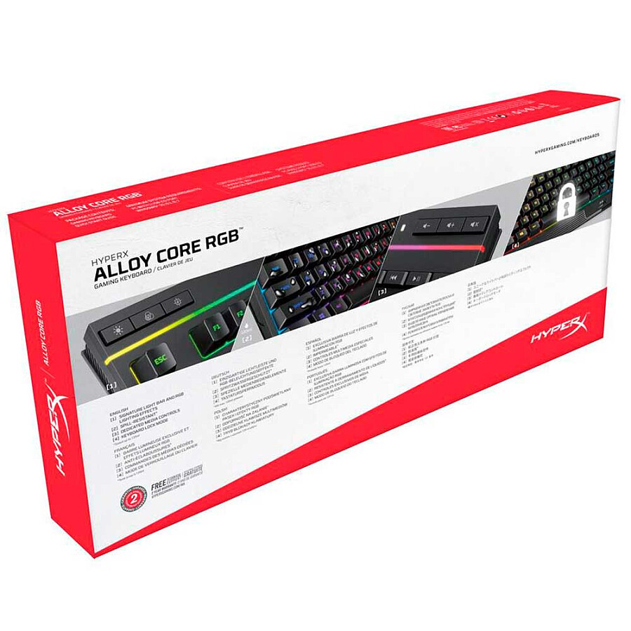 Клавиатура HyperX Alloy Core RGB - фото 6