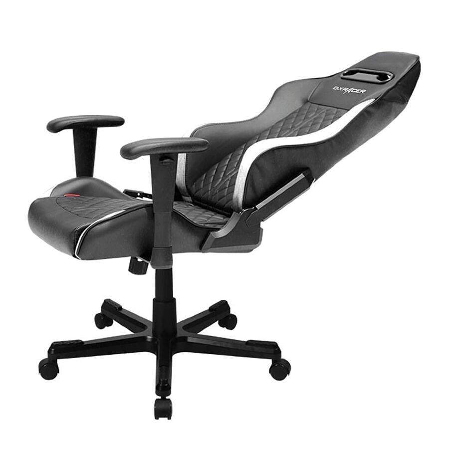 Игровое кресло DXRacer Drifting OH/DF73/NW, черный/белый, Экокожа - фото 4