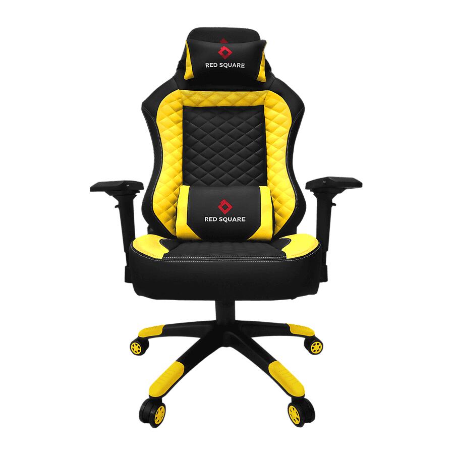 Игровое кресло Red Square Lux Yellow, искусственная кожа, черный/желтый - фото 1
