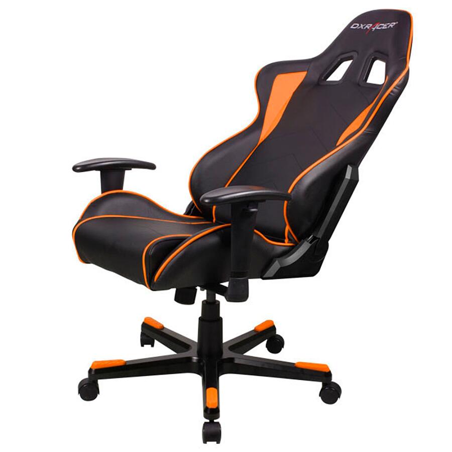 Игровое кресло DXRacer Formula OH/FE08/NO, черный/оранжевый, Экокожа - фото 3
