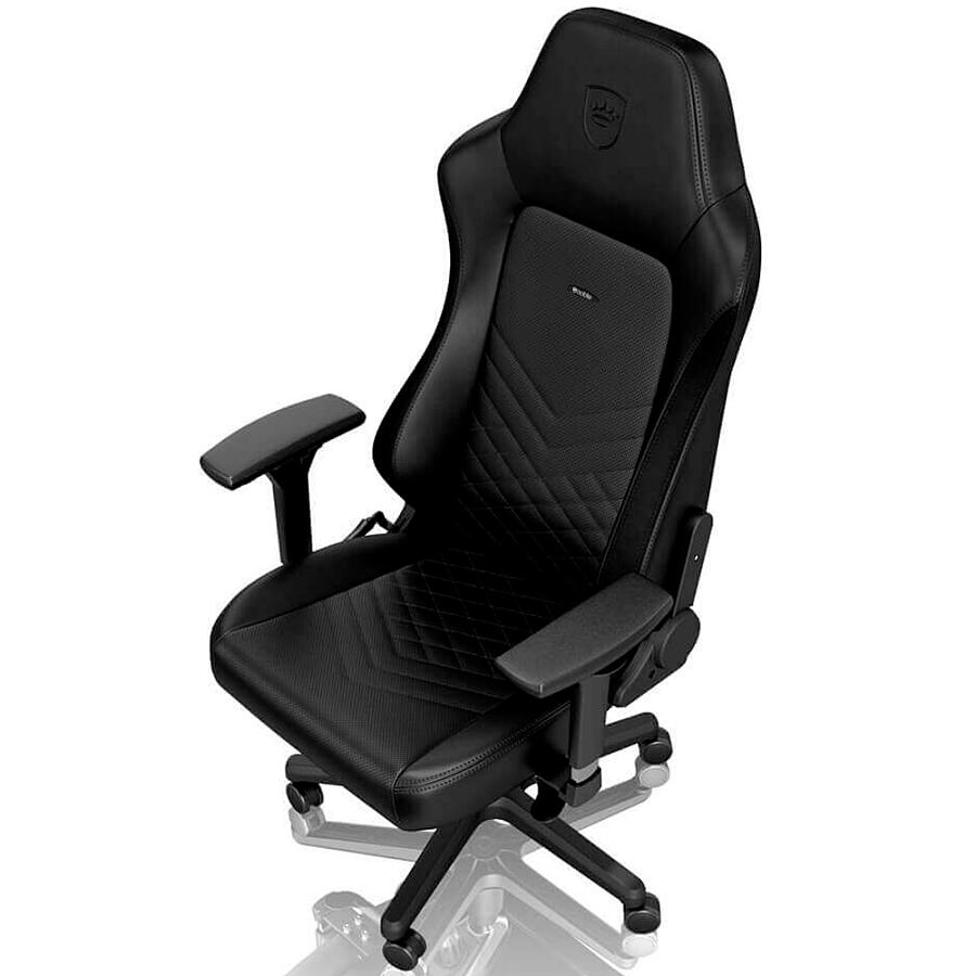 Игровое кресло Noblechairs HERO Black, искусственная кожа, черный - фото 3