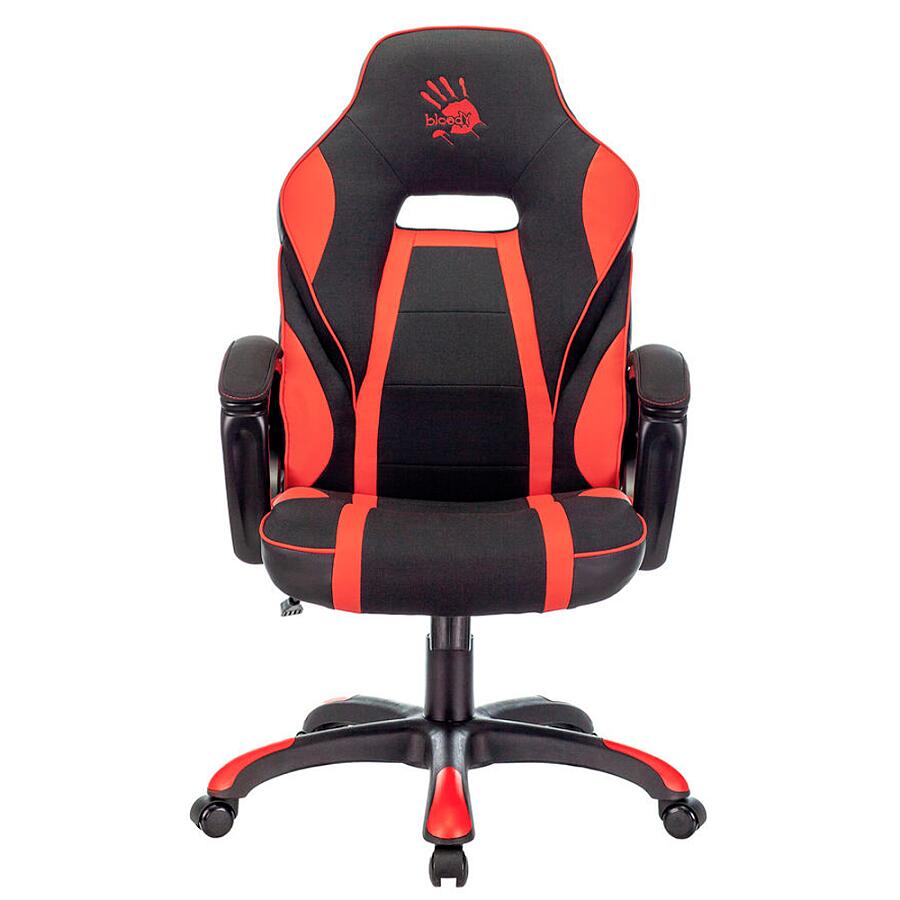 Игровое кресло A4Tech Bloody GC-250, искусственная кожа, черный/красный - фото 2